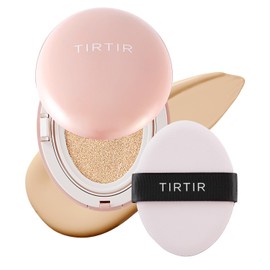 TIRTIR - Base de maquillaje en formato Cushion de Mask Fit All Cover Pink | Alta cobertura, acabado mate aterciopelado, ligera, impecable, corrige el enrojecimiento, base de maquillaje en formato Cushion de