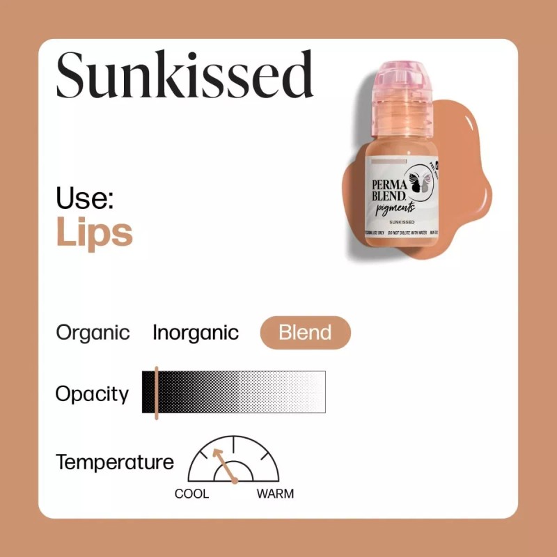 Permablend Sunkissed Pigmento P/ Labios Cosmetico Permanente
