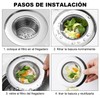 masoe Coladores de Drenaje, 4pcs, 4,5" de diámetro (11,4 cm),