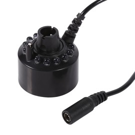 Humidificador de aire atomizador Mini máquina de niebla con 12 luces LED que cambian de color 24V Humidificador que cambia de color fabricante de niebla