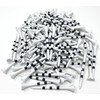 NorthPointe 3 ¼” Plastic Golf Tees – White with Black