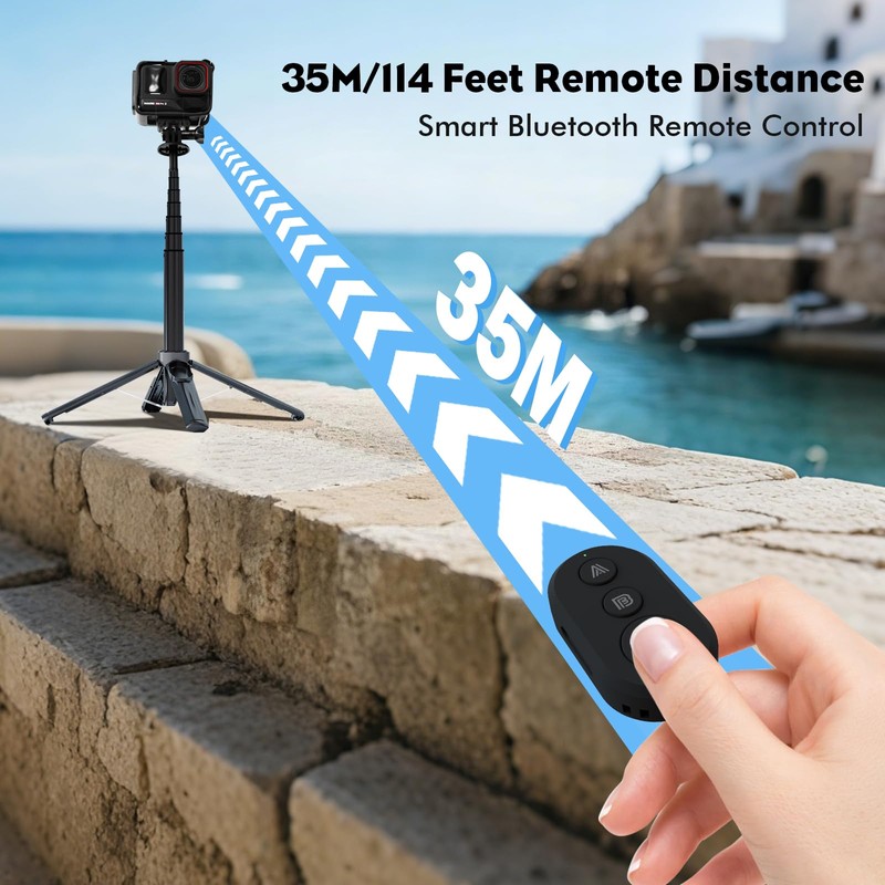 YDW Bluetooth Remote Controller Compatible with DJI Osmo 360/Action 6/5