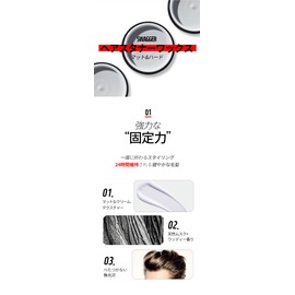 [Amazing setting power and holding power. Can be washed off with just water and does not get sticky after washing. Korean popular men's hair wax] SWAGGER Swagger Hair Stanner Wax Matte & Hard