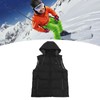 Heated Hooded Vest Fast Warmer Up Jacket 7 Areas Carbon