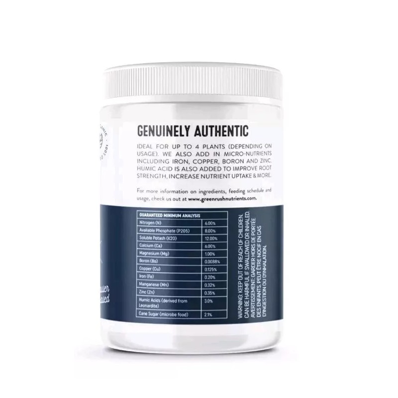 Green Rush Nutrients BEEFY BUD BLOOMS 6-8-12 2 OUNCES SAMPLE