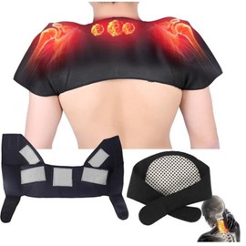 1pcs Neck Shoulder Heating Pad Blue Badge Holder Cold Patches Heat Pad for Neck Heating Pad for Shoulder Shoulder Support Strap Shoulder Pads Far