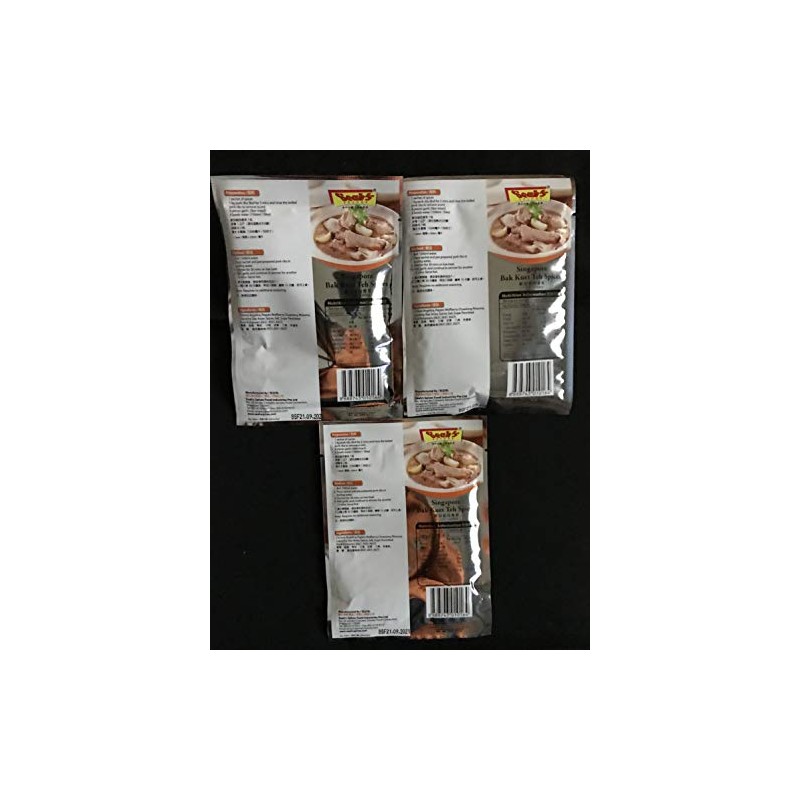 Singapore Bak Kuet Teh Spices (Pack of 3)