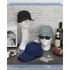 Yahenda 3 Pcs XXXL Oversize Baseball Cap 23.6-26.8 Inches Adjustable
