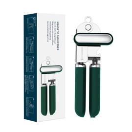 KITCHENDAO Can Opener Manual, 2nd Generation Blade, Handheld Can Tin Opener with Magnet, Super Sharp Cutting Wheel for Smooth Edge Cut, Soft Grip,Oversized Knob for Seniors & Arthritis, Easy to Use