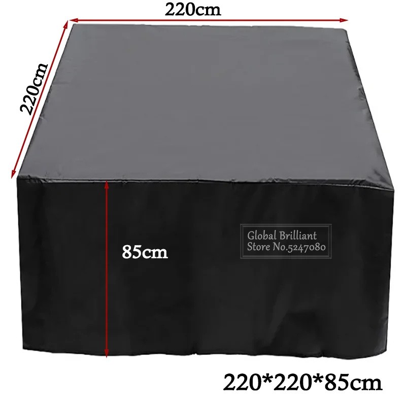 210D Oxford Square Hot Tub Cover, 78.7 x 78.7 x