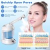 DENFANY Hair Steamer, 2 in 1 Hair and Face Steamer