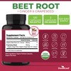 ForestLeaf Organic Beet Root Capsules - Beetroot Supplement 16000mg Strength