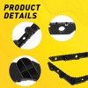 WenQi Pair Rear Bumper Brackets For 2013-2019 Nissan Sentra Driver