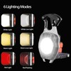 DXSAWA COB Keychain Work Light Keychain Flashlights 7 Light Modes,Portable