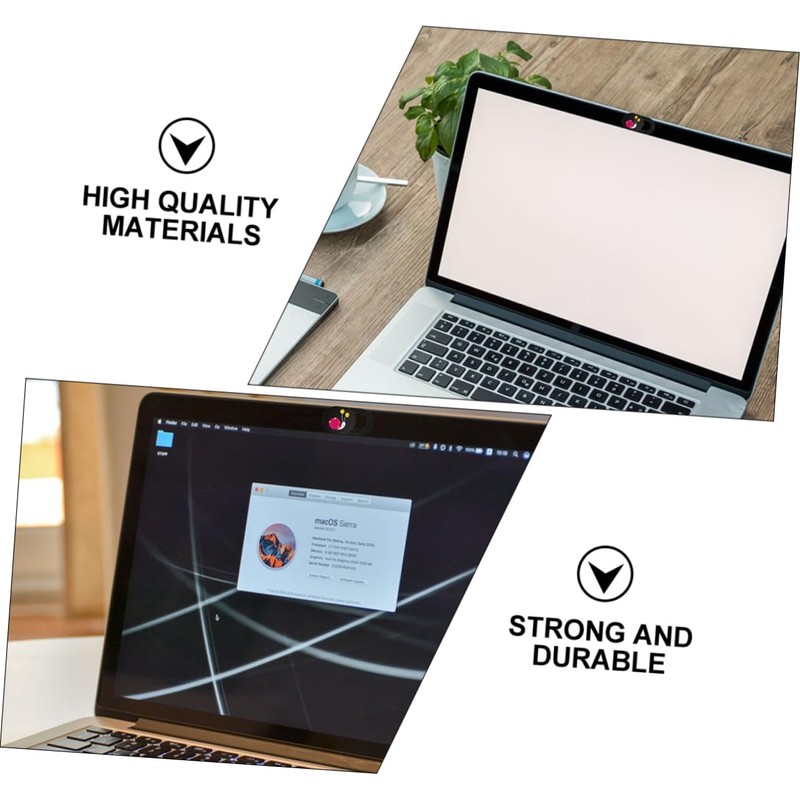 jojofuny 3pcs Ultra-Thin Cartoon Webcam Cover Stickers for Laptop Tablet