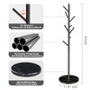 Snaikor Metal Coat Rack with Natural Marble Base, Modern Coat