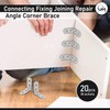 OMIDEAS 20 x Angle Bracket (30 x 30 x 16)
