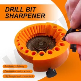 Drill Bit Sharpener, Power Drill Bit Grinding Attachment, Old Drill Bit Grinder, Giant Blade Angle Grinder for Grinding Drill Bits, 2 to 13 Mm Drill Bits for Grinding 125 Mm Grinder (1)