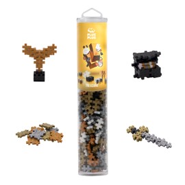 PLUS PLUS - 240 Piece Treasure Mix - Construction Building Stem/Steam Toy, Interlocking Mini Puzzle Blocks for Kids, Open Play Tube