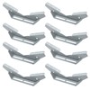 Colinktool Boat Trailer bunk Brackets,Heavy-Duty Steel Pontoon Trailer V Wing