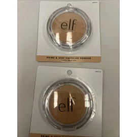 ELF 2 Pack: e.l.f. Prime & Stay Finishing Powder *23212* Light/Medium - 8C
