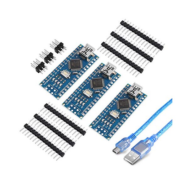 AITRIP for Arduino Nano V3.0, Nano Board CH340/ATmega328P with USB