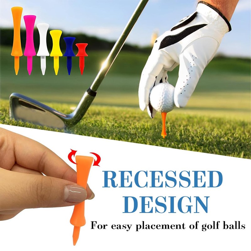 Golf Tees Plastic Golf Tees Tee Set for Driver Value
