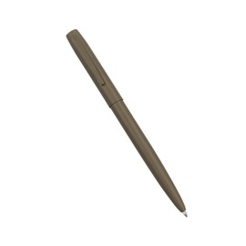 Rite in the Rain Weatherproof Flat Dark Earth Metal Clicker Pen - Black Ink (No. FDE97)