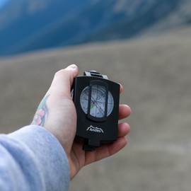 Andes Military Hiking Navigation Compass – High Accuracy, Waterproof & Shakeproof with Compact Carry Case, Map Measurer Distance Calculator for Orienteering