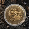 Romantic Keepsake Coin for Couples – Double-Sided Engraved Love Token
