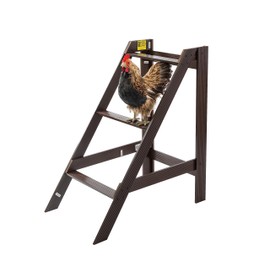 ECOFLEX Medium L Frame Chicken Perch in Walnut, Perfect for Up to 6 Birds with a 10 Year Limited Manufacturer's Warranty