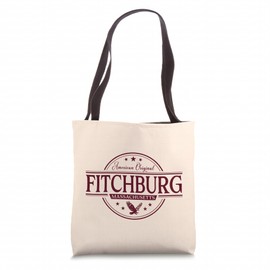 Fitchburg Massachusetts - Fitchburg MA Label Tote Bag