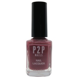 P2P Nails Pink Nail Lacquer - Non Chip Quick Dry Pink Nail Gel - All Season Pink Nail Polish - Salon Quality Nail Polish (Rosewood)