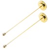 Levemolo Sturdy Metal Plastic Desk Flag Pole Holder Office Decor