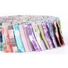 Soimoi 40Pcs Geometric & Texture Print Precut Fabrics Strips Roll