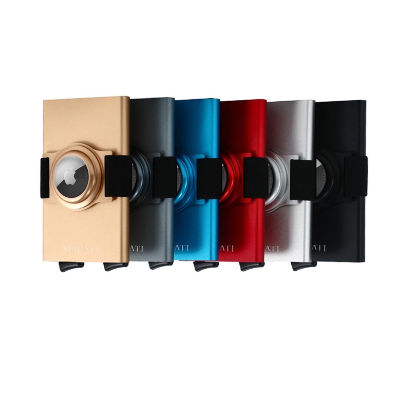 MAGATI AluGuard RFID Card Case - Slim Wallet Aluminium with