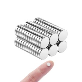 VEVOR Rare Earth Magnets, 100 Pcs Strong Round Small Neodymium Magnets Disc with Transparent Storage Box, for Whiteboard, Refrigerator, Cabinet, Dry Erase Board, Home, Kitchen, Office, School