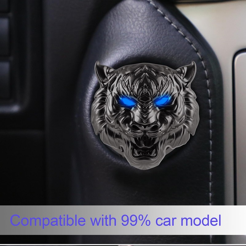 Disscool Car Push to Start Button Cover, Universal Car Engine