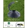 GROWNEER 4 in Tall, 100FT No-Dig Landscape Edging, Rubberific Landscape