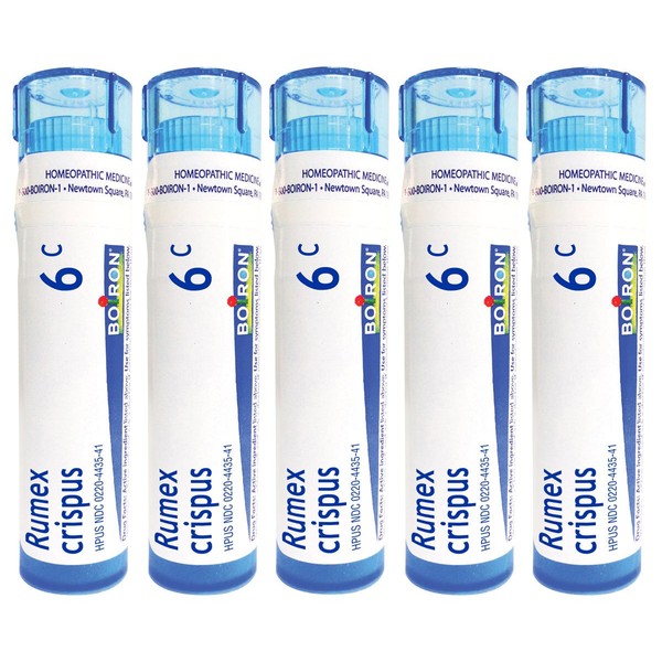 Boiron Rumex Crispus 6C (Pack of 5), Homeopathic Medicine for Coughing