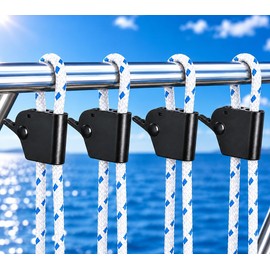 Stainless Steel Boat Fender Clips - Quick Release for Easy Docking