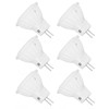 6pcs Brightness Dimming LED Spot Light Bulbs 360LM MR11 LED