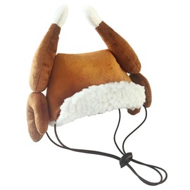 Huxley & Kent Pet Hat | Turkey Tester (Small) | Fun Thanksgiving Holiday Hat for Dogs/Cats | Cute, Comfortable and Fun | SnugFit Strings for Best Fit