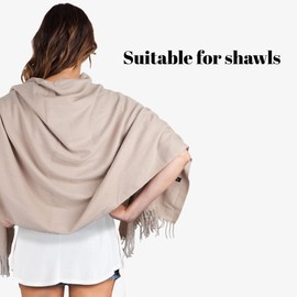 Yellow Scarf For Women Shawl Wraps For Women Solid Colour Warm Scarf For Women Large Scarf Multi-coloured Shawls Ladies Fashion Shawl Autumn and Winter (Yellow)