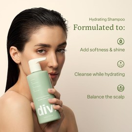Divi Set De Champú Y Acondicionador Hidratantes Para Mujeres Y Hombres: Limpia Suavemente, Elimina La Acumulación De Residuos En El Cuero Cabelludo, Hidrata Y Nutre El Cabello, Fortalece Todo Tipo De