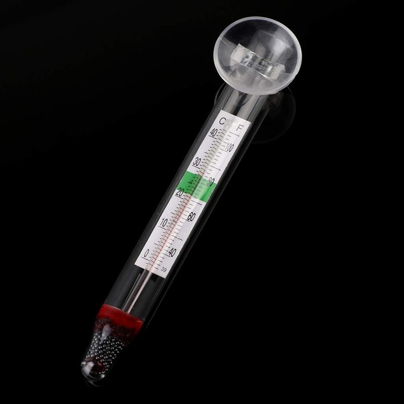 10 Pieces Aquarium Floating Fish for Thermometers Easy to Read