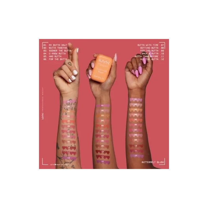 NYX Professional Makeup Buttermelt Blush All The Butta