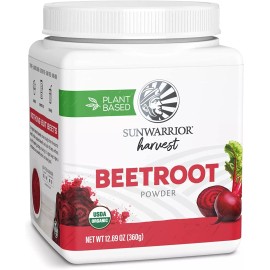 Sunwarrior Beet Root Powder Increase Stamina Blood Flow Circulation Nitric, 360g