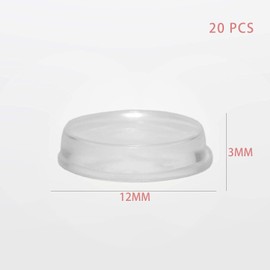 DEZHI 20 protective buffers, high viscosity elastic buffers can protect furniture, cabinet doors and avoid damage