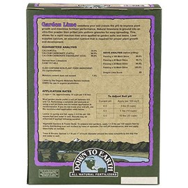 Down to Earth Organic Garden Lime Calcium Carbonate, 5lb